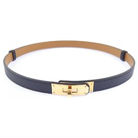 Hermès Hermes Kelly Black Standard Gürtel Schwarz