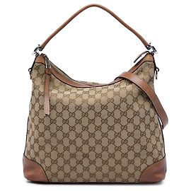 Gucci Beige Small GG Canvas Miss GG Hobo Autre