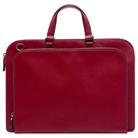 Prada Red Saffiano Business Bag Red