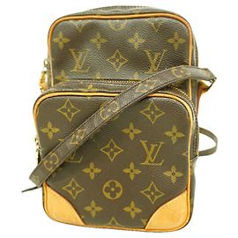 Bolso de hombro Louis Vuitton Monogram Amazon Castaño