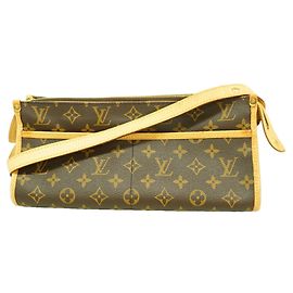 Louis Vuitton Monogram Popincourt Long Shoulder Bag Brown