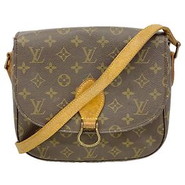 Borsa a tracolla Louis Vuitton Monogram Saint Cloud GM Marrone
