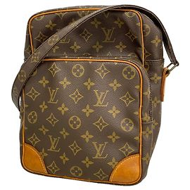 Sac à épaule Louis Vuitton Monogram Amazon GM Marron
