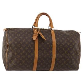 Louis Vuitton Keepall Monogram 55 Marrom