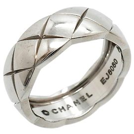 Anel Chanel Coco Crush em ouro branco 18K Outro
