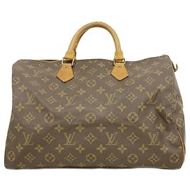 Bolsa Louis Vuitton Monogram Speedy 35 Marrom