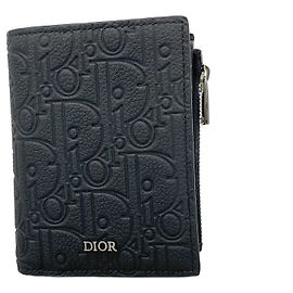 Christian Dior Gravity Leather Wallet Black