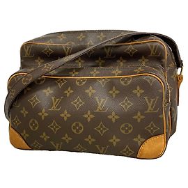 Borsa a tracolla Nile Monogram Louis Vuitton Marrone