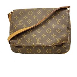 Louis Vuitton Monogram Musette Tango Schultertasche Braun