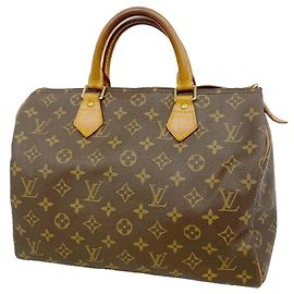 Sac à main Louis Vuitton Monogram Speedy 30 Marron