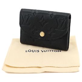 Louis Vuitton Monogram Empreinte Bi-Fold Wallet Black