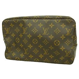 Louis Vuitton Monogram Toilette 28 Täschchen Braun