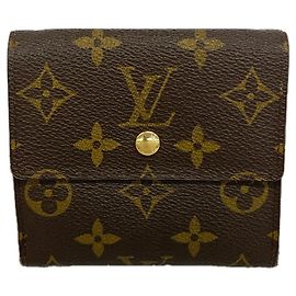 Louis Vuitton Tri-fold Wallet Brown Purple