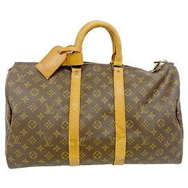 Louis Vuitton Boston Monogram Keepall 45 Marrone