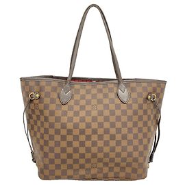 Sac Cabas Louis Vuitton Damier Neverfull MM Damier ebène