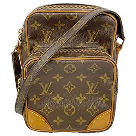 Sac à épaule Louis Vuitton Monogram Amazon Marron