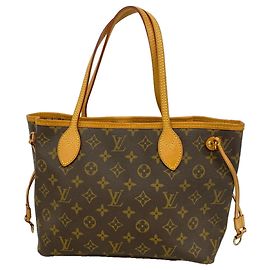 Borsa Tote Louis Vuitton Monogram Neverfull PM Marrone
