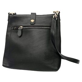 Bally Leather Shoulder Bag Black