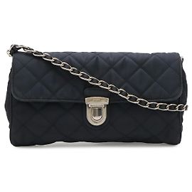 Prada Chain Shoulder Bag Blue