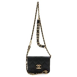Borsa Mini Chain Chanel Nero