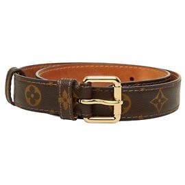 Cinto Louis Vuitton Monogram Marrom