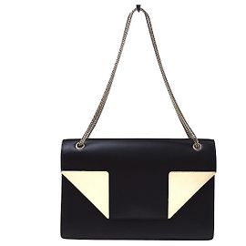 Saint Laurent Betty Leather Medium Noir