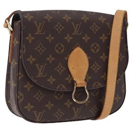 LOUIS VUITTON Monogram Saint Cloud GM Shoulder Bag M51242 LV Auth ka5930A Monograma
