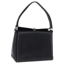 Borsa GUCCI in pelle nera e oro Auth 197873 Nero D'oro