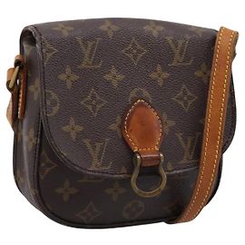 Bolsa de Ombro LOUIS VUITTON Monogram Saint Cloud PM M51244 LV Auth BA15343 Monograma