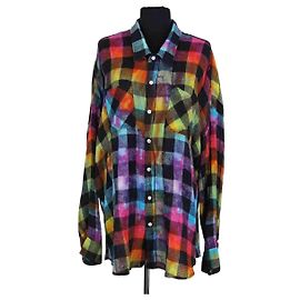 R13 Multicolored Cotton Shirt L Multiple colors