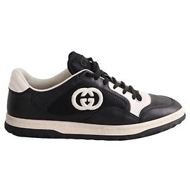 Baskets Gucci MAC80 en cuir noir Noir