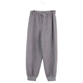 Loewe Hose aus Wolle Grau Grau