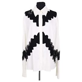 Autre Marque Camicia bianca in viscosa ANOTHER TOMORROW Bianco