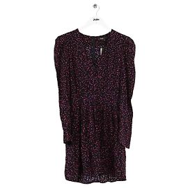 Robe Maje noire en viscose Noir