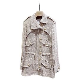 Chanel Wool Jacket Beige Size 34 Multiple colors