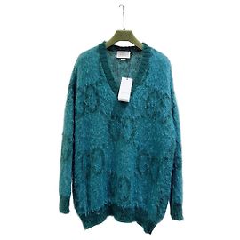 Pull en laine vert Gucci Multicolore