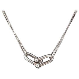 Tiffany & Co TIFFANY&Co. Hardware Double Link Necklace Ag925 Silver Altro