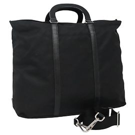 PRADA Handtasche Nylon 2way Schwarz Andere