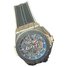 Reloj Automático Hublot Big Bang Ferrari Special Edition Titanium Blanco Azul Verde Naranja Gris