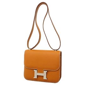 Hermès Borsa a tracolla Hermes Constance Mini D'oro