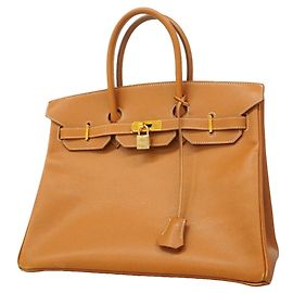 Hermès Sac à main Hermes Birkin 35 Doré
