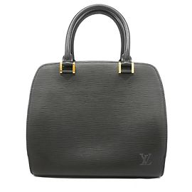 Louis Vuitton Epi Pont Neuf Handbag Black