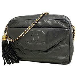 Borsa a tracolla Chanel Matelassé Nero