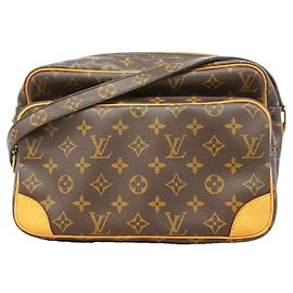 Borsa a tracolla Louis Vuitton Monogram Nile Marrone