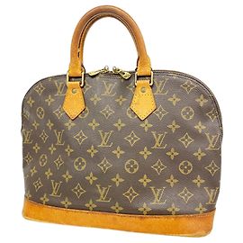Borsa Louis Vuitton Alma Monogram Marrone