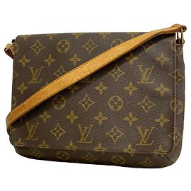 Borsa a tracolla Louis Vuitton Monogram Musette Tango Marrone