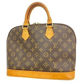 Sac à main Louis Vuitton Alma Monogram Marron