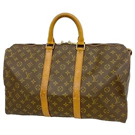 Bolsa Louis Vuitton Boston Monogram Keepall 45 Marrom