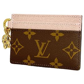 Louis Vuitton Brown Card Case Brown
