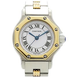Orologio Cartier Santos Octagon SM con bracciale Godron Altro